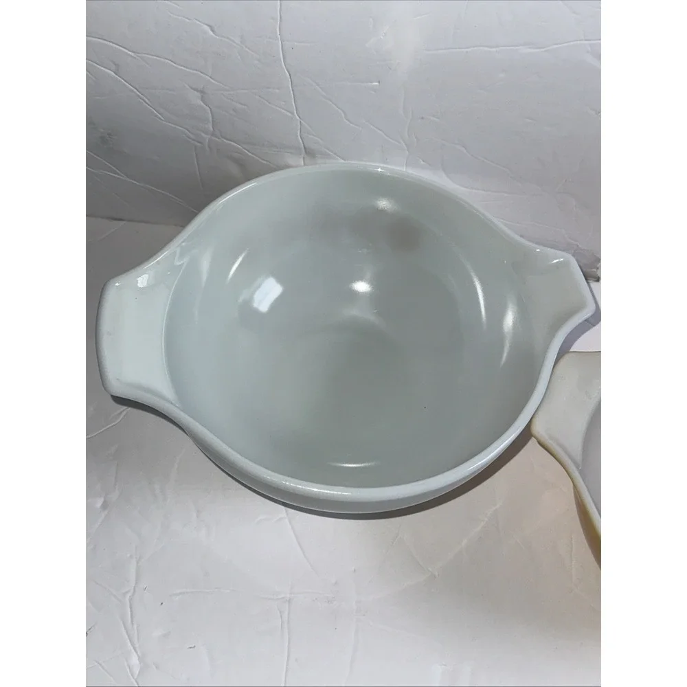 Vintage Pyrex Butterfly Gold 442 443 Cinderella Mixing Nesting Bowl Set